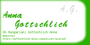 anna gottschlich business card
